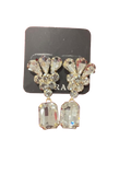 STONE-STUD EARINGS