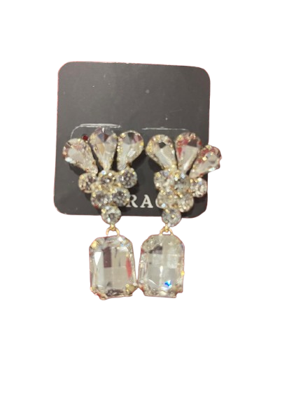 STONE-STUD EARINGS